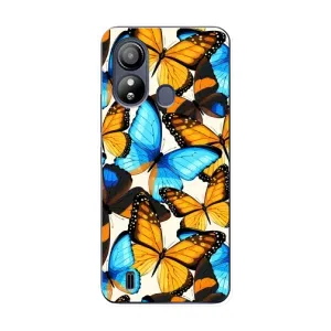 Чохол з принтом для ZTE Цlэйд L220 - (Прикольні) (AlphaPrint) (Яскраві метелики)