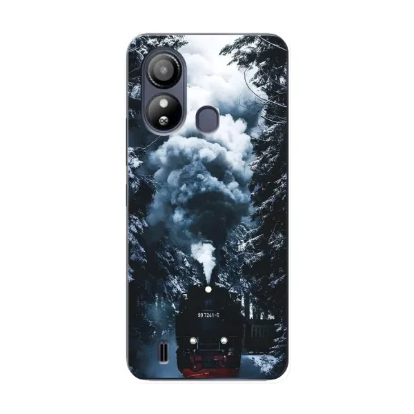 Чехол с принтом «Зимний поезд» для ZTE Blade L220
