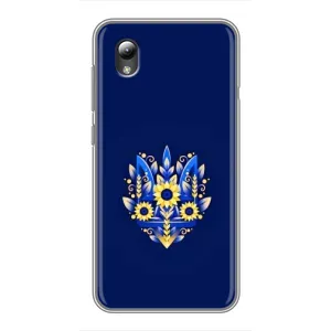 Чехлы для ZTE Blade L8  Укр. Символика (AlphaPrint) (Цветочный Герб)