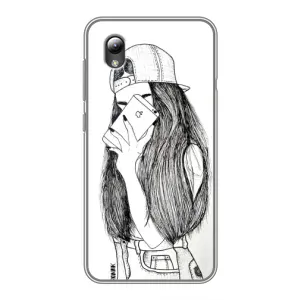 Чехол с печатью для ZTE Blade L8 - (Мода) (AlphaPrint) (Фото девочки)