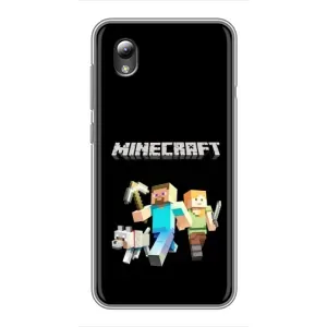 Чехол Майнкрафт на ZTE Blade L8 (AlphaPrint) Minecraft (герои Minecraft)