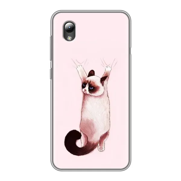 Чехол с принтом «Котик падает» для ZTE Blade L8
