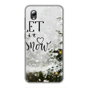 Новорічні, Святкові Чохли для ZTE Blade L8 - 2024 год (Let it snow)