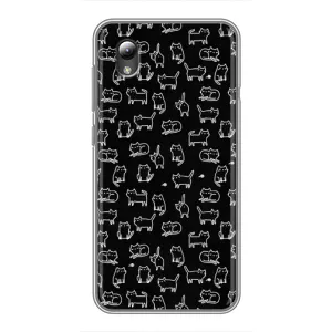 Чохол з принтом для ZTE Blade L8 (AlphaPrint) Модні коти (Маленькі котики)