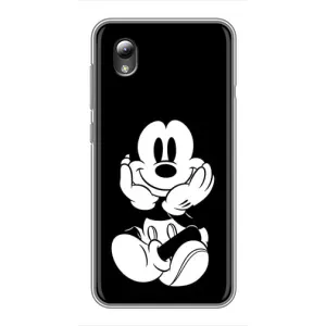 Міккі Маус чохол для ZTE Blade L8 (AlphaPrint - Мультяшні) (Маус на чорному)