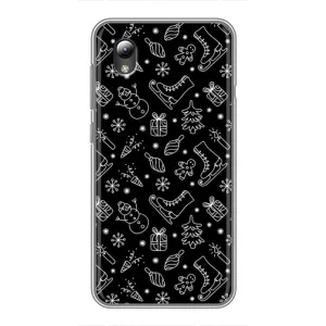 Новорічні, Святкові Чохли для ZTE Blade L8 - 2024 год (Новорічний фон)