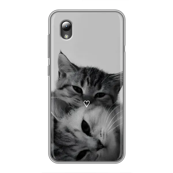 Чохол з принтом «Пара котів» для ZTE Blade L8