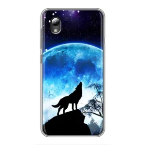 Защитные чехлы для ЗТЕ Блейд Л8 (AlphaPrint) (ХИТ продаж) ВОЛК (Волк на луну)
