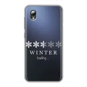 Зимние Чехлы для ЗТЕ Блейд Л8 - прозрачный фон (Winter loading)