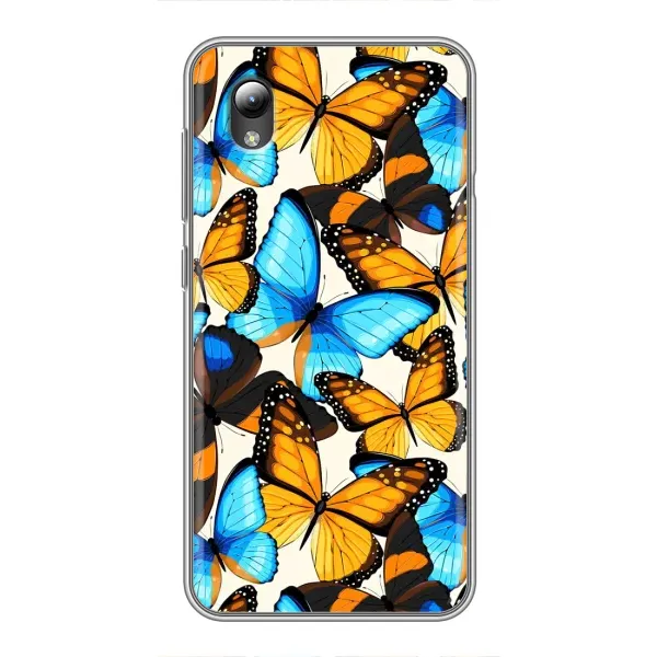 Чехол с принтом «Яркие бабочки» для ZTE Blade L8
