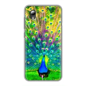 Чехол с птицами на ZTE Blade L8 (VPrint) (Яркий Павлин)