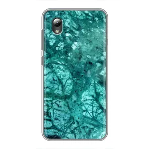 Мраморный чехол на ZTE Blade L8 (VPrint) (Зеленый мрамор)