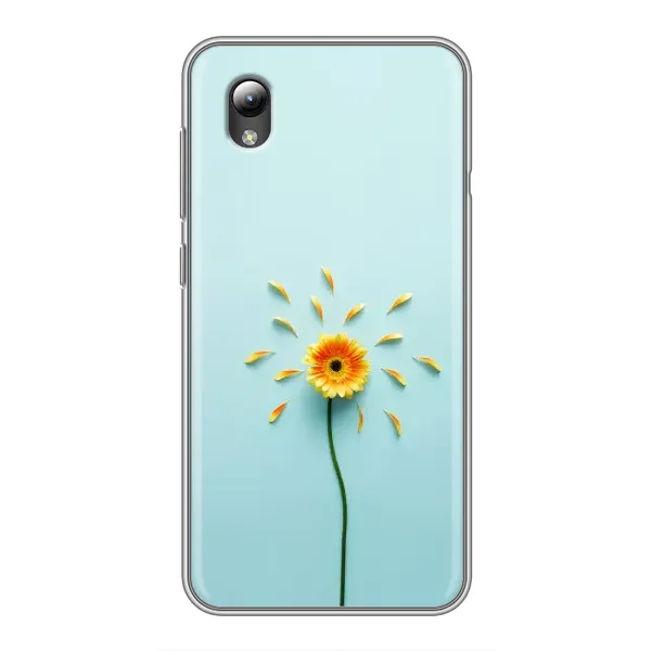 Чохол з принтом «Жовта квітка» для ZTE Blade L8