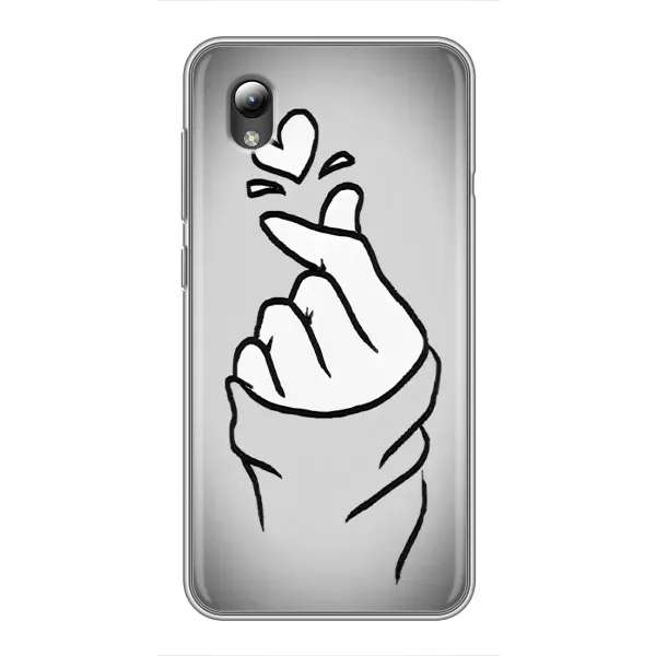 Чехол с принтом «Значок Love» для ZTE Blade L8