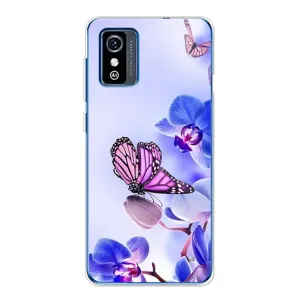 Чохли з квітами для ZTE Blade L9 (VPrint) (Метелик на квітах)