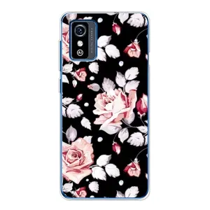 Чохли з квітами для ZTE Blade L9 (VPrint) (Квіти на чорному)