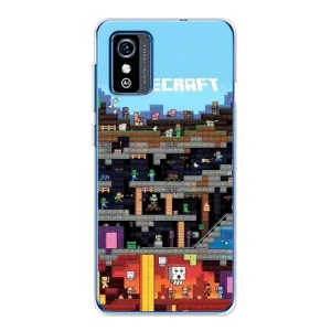 Чохол Майнкрафт на ZTE Blade L9 (AlphaPrint) Minecraft (фон Minecraft)