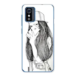 Чохол з друком для ZTE Blade L9 - (Мода) (AlphaPrint) (Фото дівчини)