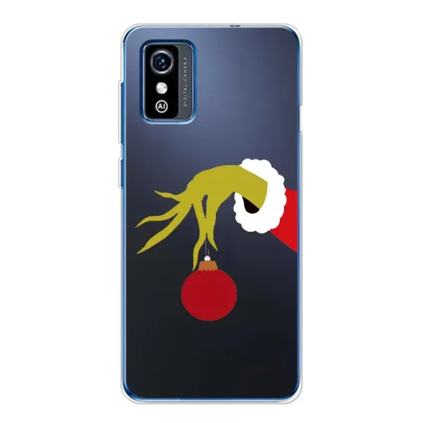 Чехол с принтом «Гринч с игрушкой» для ZTE Blade L9