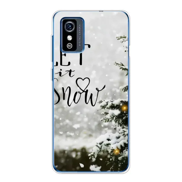 Чехол с принтом «Let it snow» для ZTE Blade L9 Чехол с принтом «Let it snow» для ZTE Blade L9