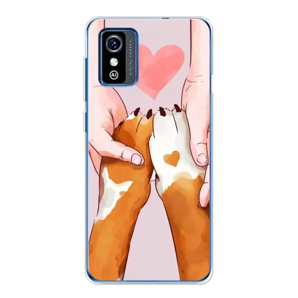 Чехол с принтом «Любовь к собакам» для ZTE Blade L9