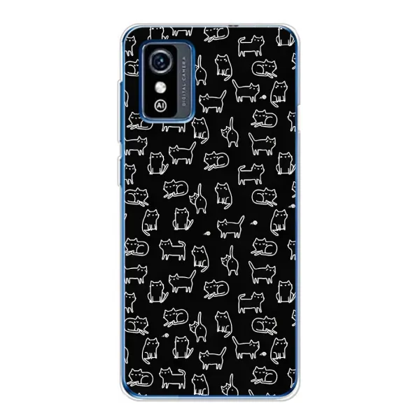 Чехол с принтом «Меленькие котики» для ZTE Blade L9