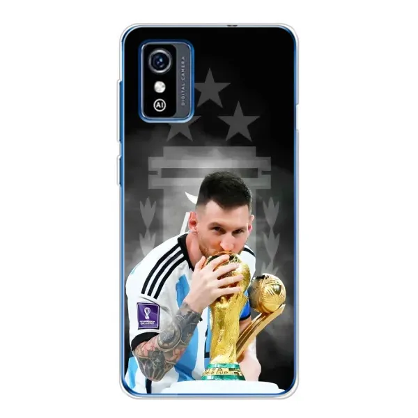 Чехол с принтом «Месси Чемпион» для ZTE Blade L9