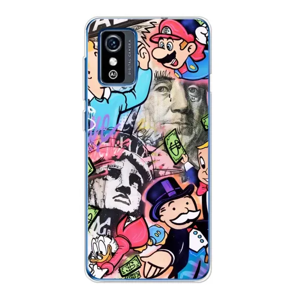 Чехол с принтом «Monopoly man» для ZTE Blade L9