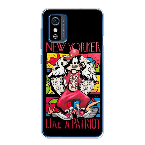 Чехол с принтом «Мультяшный Волк» для ZTE Blade L9