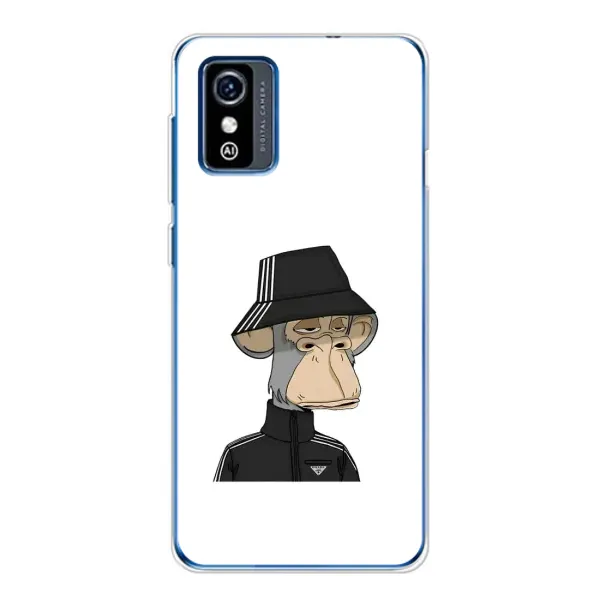Чохол з принтом «мавпа NFT Adidas» для ZTE Blade L9