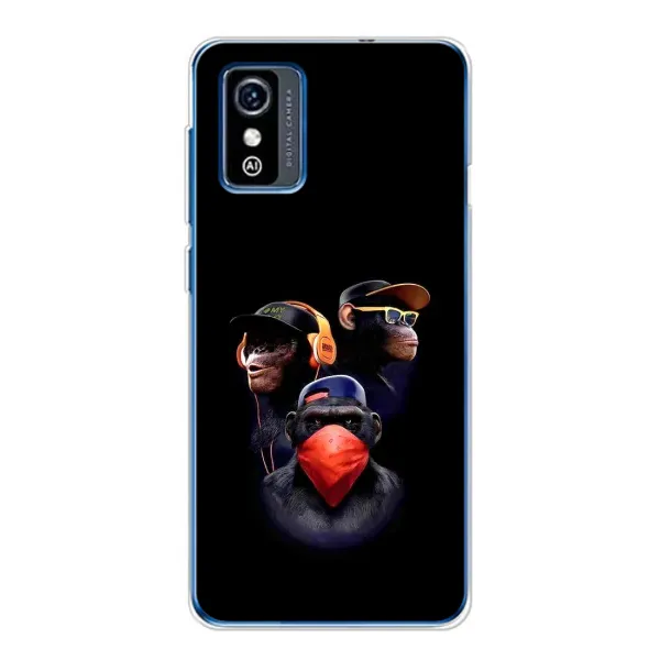 Чехол с принтом «Три обезьяны» для ZTE Blade L9 Чехол с принтом «Три обезьяны» для ZTE Blade L9