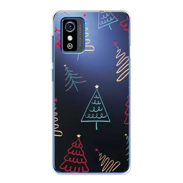 Чехол с принтом «Рождественские елки» для ZTE Blade L9