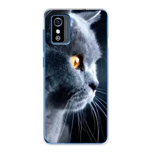 Чохли з Котиками для ZTE Blade L9 (VPrint) (Сірий Кіт)