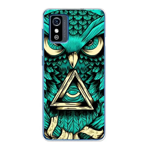 Чехол с принтом «Сова с глазом» для ZTE Blade L9