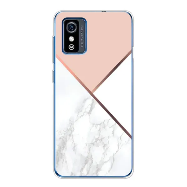 Чохол з принтом «Тройний мрамор» для ZTE Blade L9