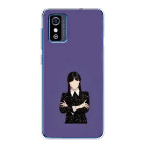 Чохли Венсдей на ZTE Blade L9 Уенсдей (AlphaPrint) (Венздей у чорному)