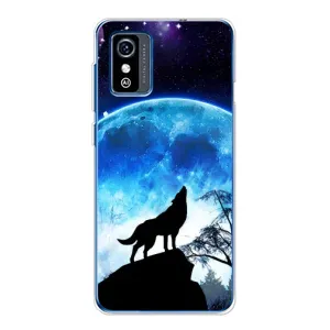 Захисні чохли для ЗТЕ Блейд Л9 (AlphaPrint) (ХІТ продаж) ВОВК (Вовк на місяць)