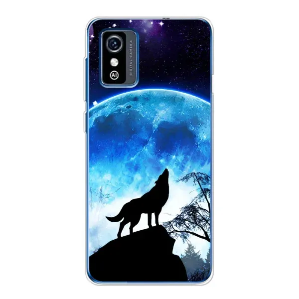 Чехол с принтом «Волк на луну» для ZTE Blade L9 Чехол с принтом «Волк на луну» для ZTE Blade L9