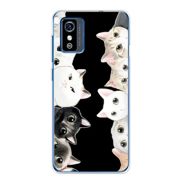 Чехол с принтом «Взгляд котов» для ZTE Blade L9