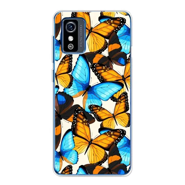 Чехол с принтом «Яркие бабочки» для ZTE Blade L9 Чехол с принтом «Яркие бабочки» для ZTE Blade L9