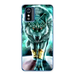 Захисні чохли для ЗТЕ Блейд Л9 (AlphaPrint) (ХІТ продаж) ВОВК (Яскравий вовк)