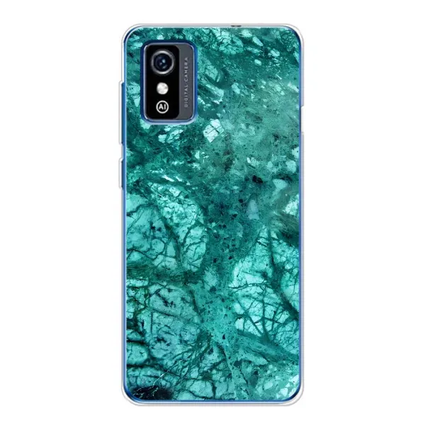 Чохол з принтом «Зелений мрамор» для ZTE Blade L9