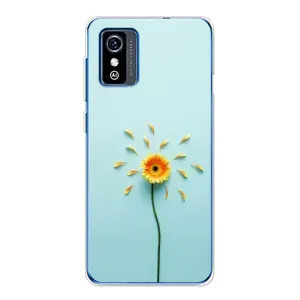 Чохли з квітами для ZTE Blade L9 (VPrint) (Жовта квітка)
