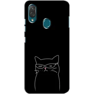 Чехол с принтом «Равнодушный кот» для ZTE Blade V10 Vita
