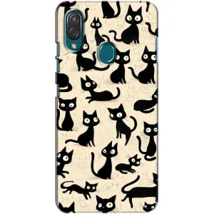 Чехол с рисунком кот на ZTE Blade V10 Vita