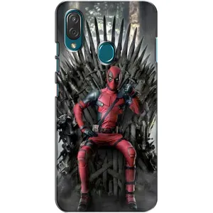 Чохли Фільми для ZTE Блейд V10 Віта (VPrint) (Дедпул на троні)