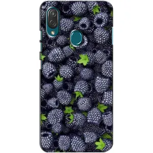 Чехлы с Фруктами для ZTE Blade V10 Vita (VPrint) (Ежевика)