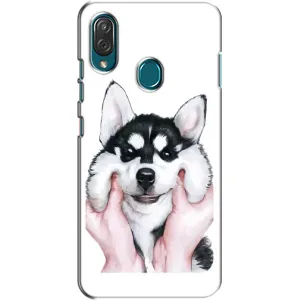 Чехол с Хаски для ZTE Blade V10 Vita - (AlphaPrint)