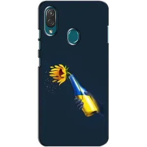 Чехол для Патриота Украины ZTE Blade V10 Vita - (AlphaPrint) (Коктейль молотова)