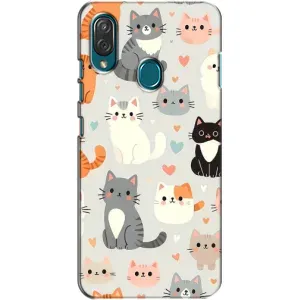 Чехол с принтом «Коллаж котов» для ZTE Blade V10 Vita